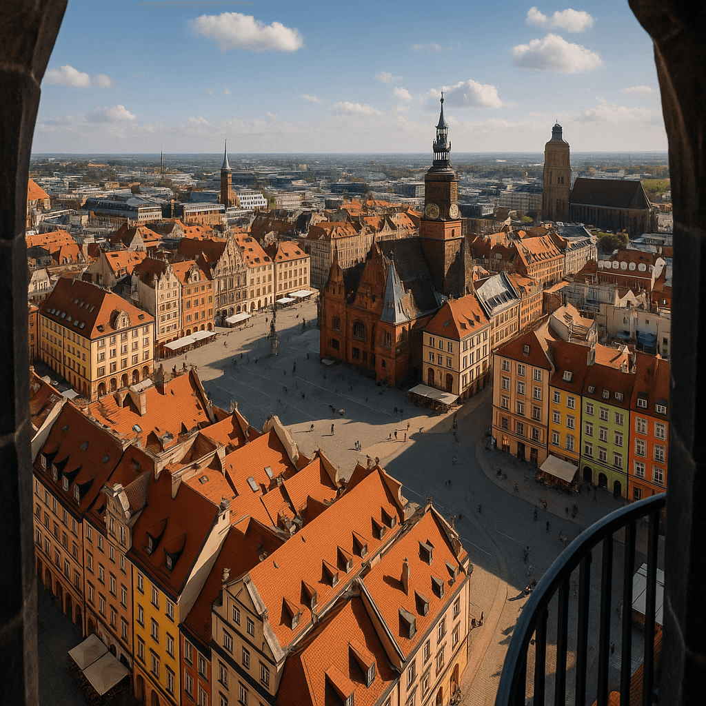 Wrocław z góry – najlepsze punkty widokowe na panoramę miasta