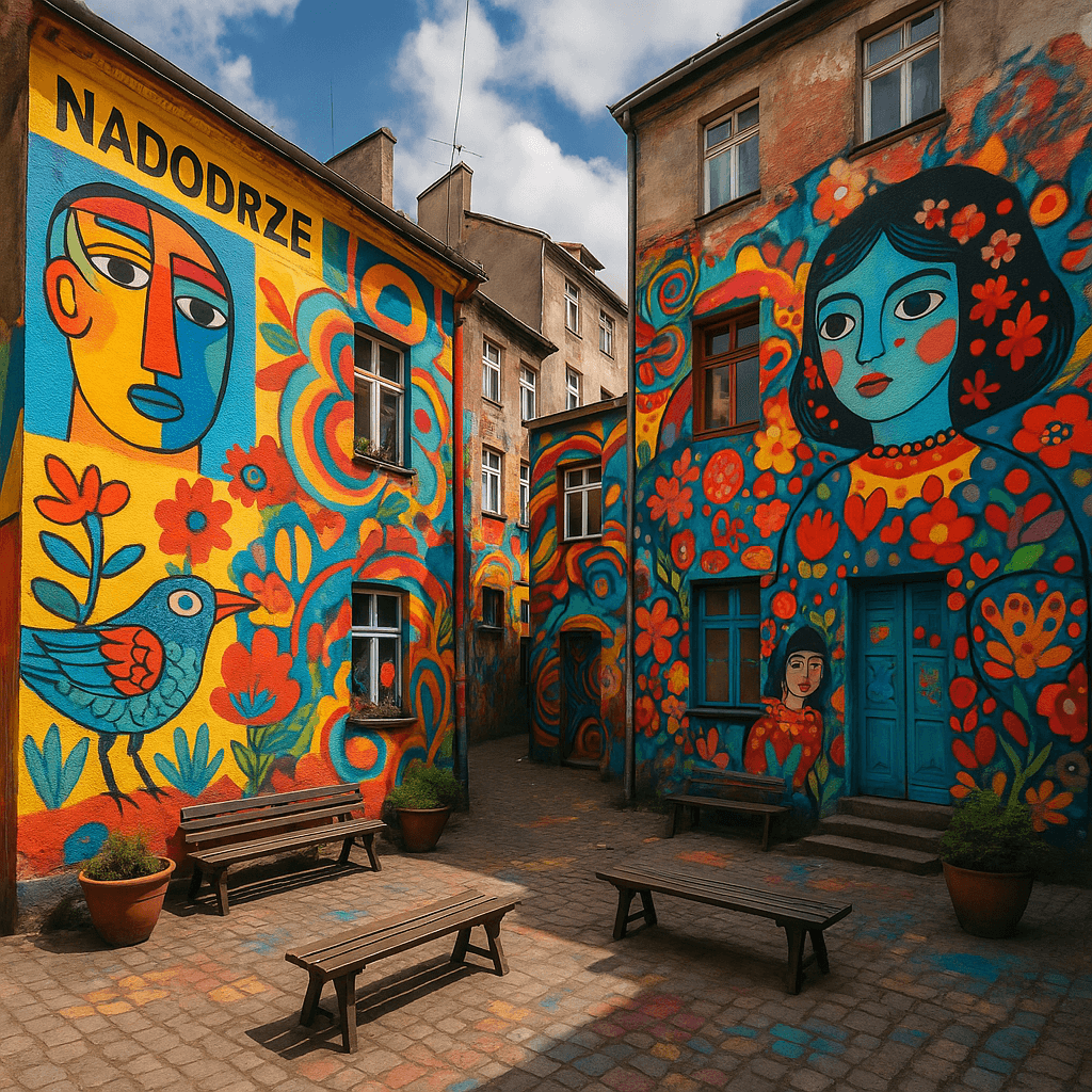 Ukryte piękno wrocławia – przewodnik po najbardziej kolorowych podwórkach i muralach