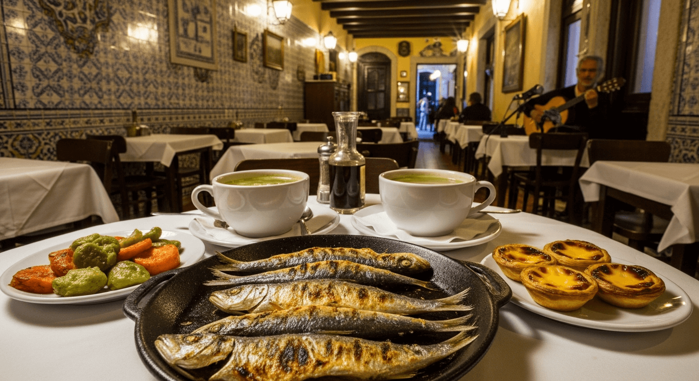 Co zjeść w Lizbonie – sardynki z grilla i wino, które smakuje słońcem